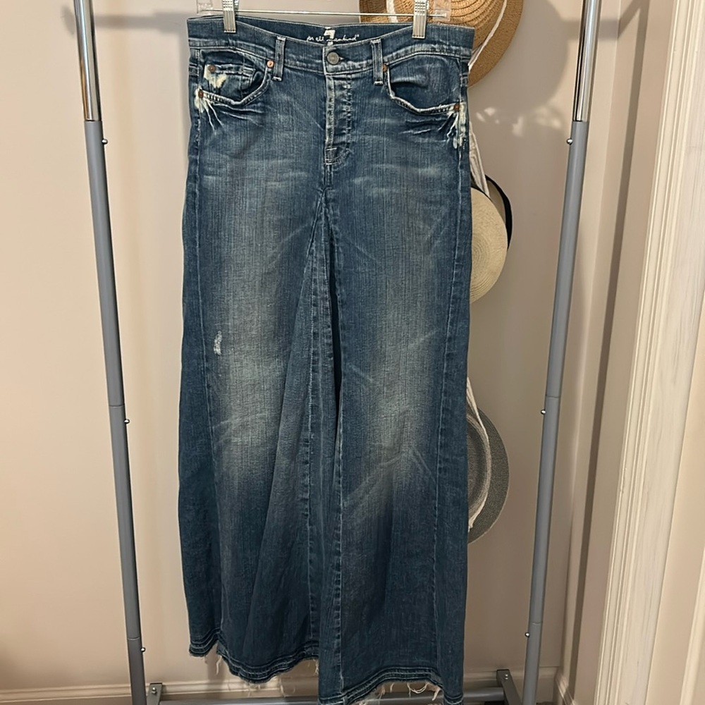 7 For All Mankind Ballroom style Denim Skirt